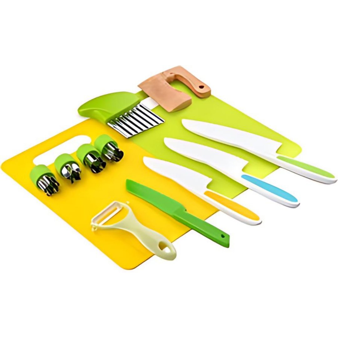 13 - Piece Montessori Kitchen Tools Set for Toddlers – Safe Kids Cooking Set - LearnLark Montessori