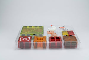 Themed Magnetic Building Tiles for STEM Play