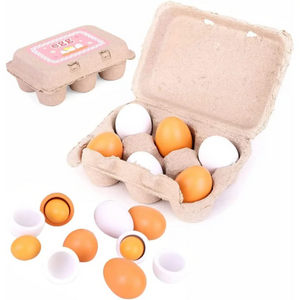Montessori Wooden Eggs Play Set_learnlarkmontessori