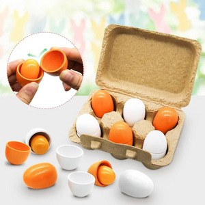 Montessori Wooden Eggs Play Set_learnlarkmontessori