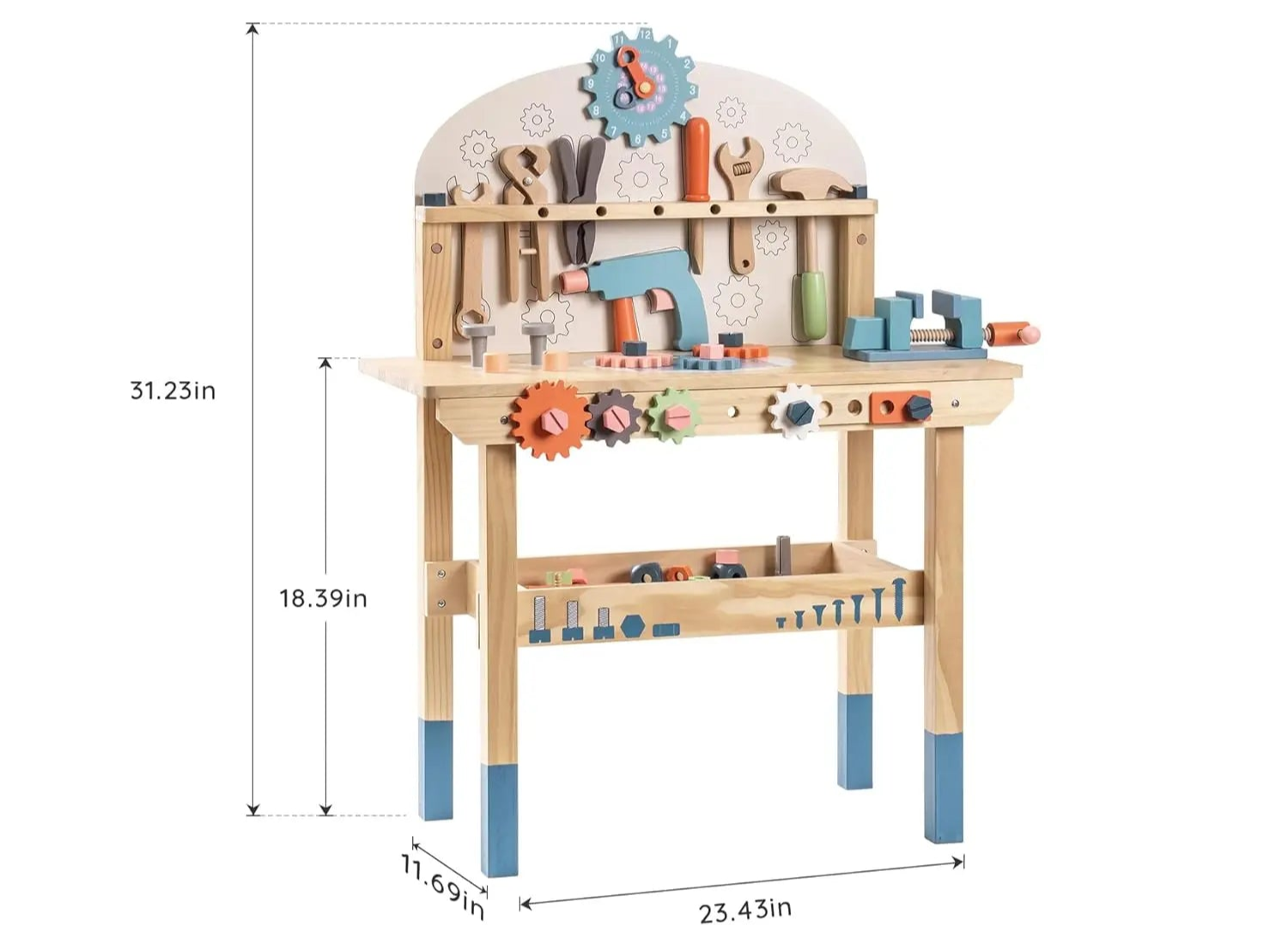 Montessori Sensory Imagination kids workbench