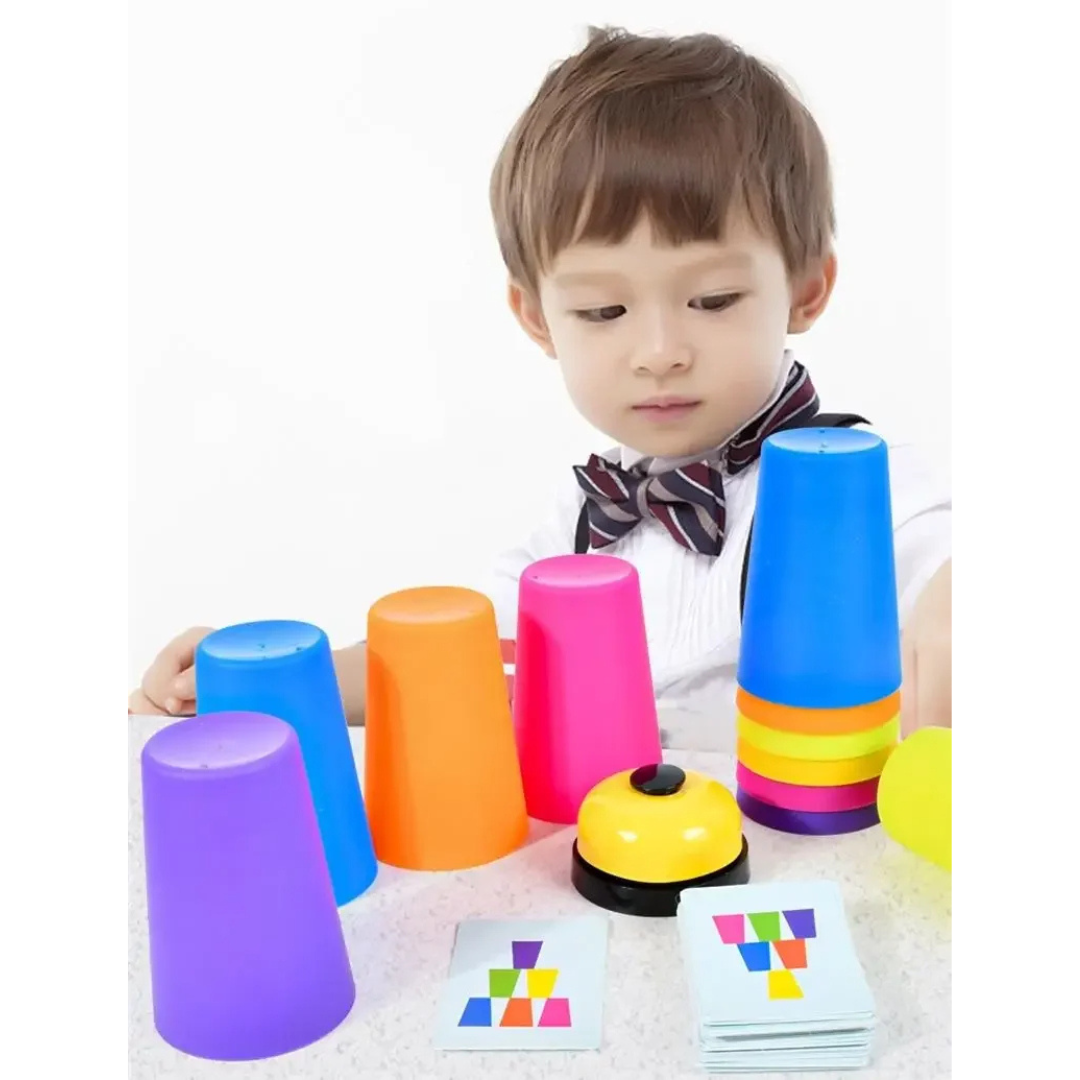 Stack Cup Game Educational Toy_learnlarkmontessori
