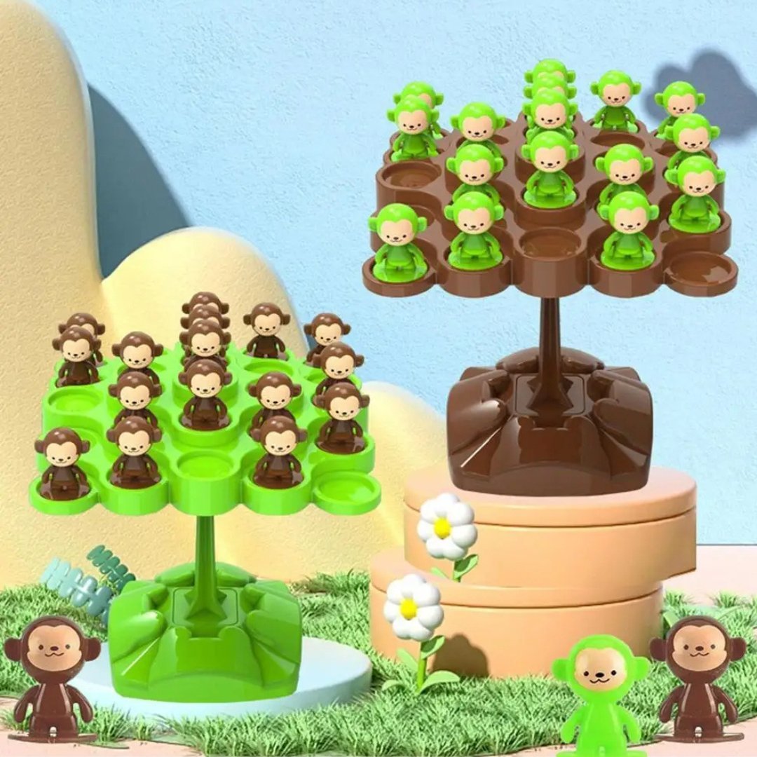 Balancing Monkey Tree Game – Montessori Math & Puzzle Toy for Creative ...