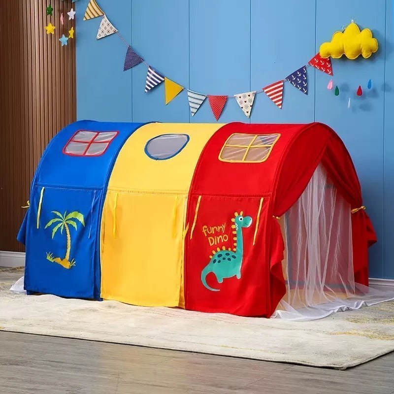 Large Kids Play House Tent – Indoor Castle with Window for Boys & Girls - LearnLark Montessori