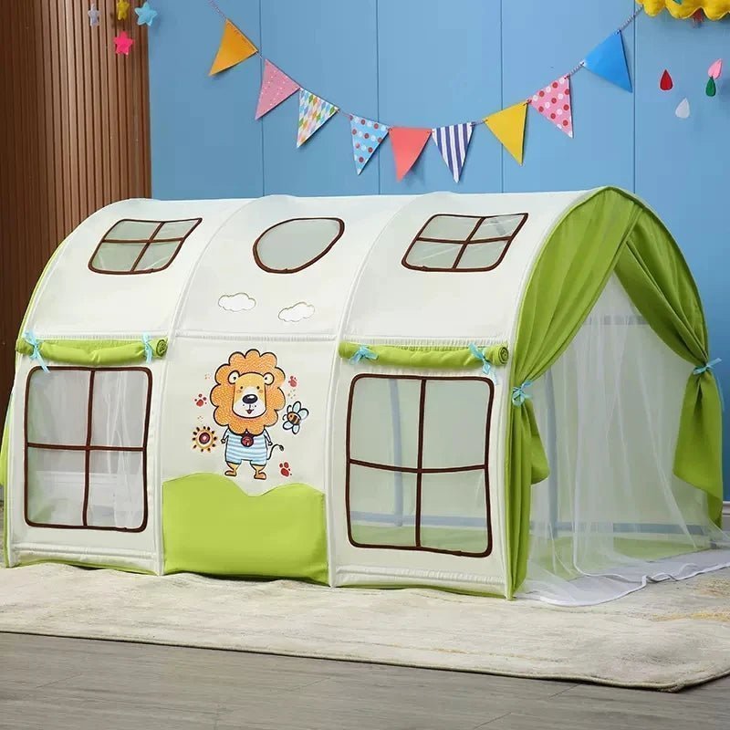 Large Kids Play House Tent – Indoor Castle with Window for Boys & Girls - LearnLark Montessori