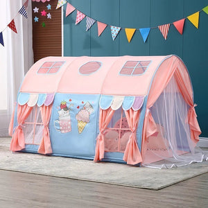 Large Kids Play House Tent – Indoor Castle with Window for Boys & Girls - LearnLark Montessori